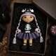 Halloween Crochet Doll Pattern PDF – Skeleton Ballerina Amigurumi