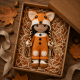 Auri Fox Crochet Pattern PDF – 9 Inch Amigurumi Doll with Fox Outfit
