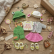 Crochet Doll Clothes Pattern PDF – Wardrobe for 8–9 Inch Auri Dolls