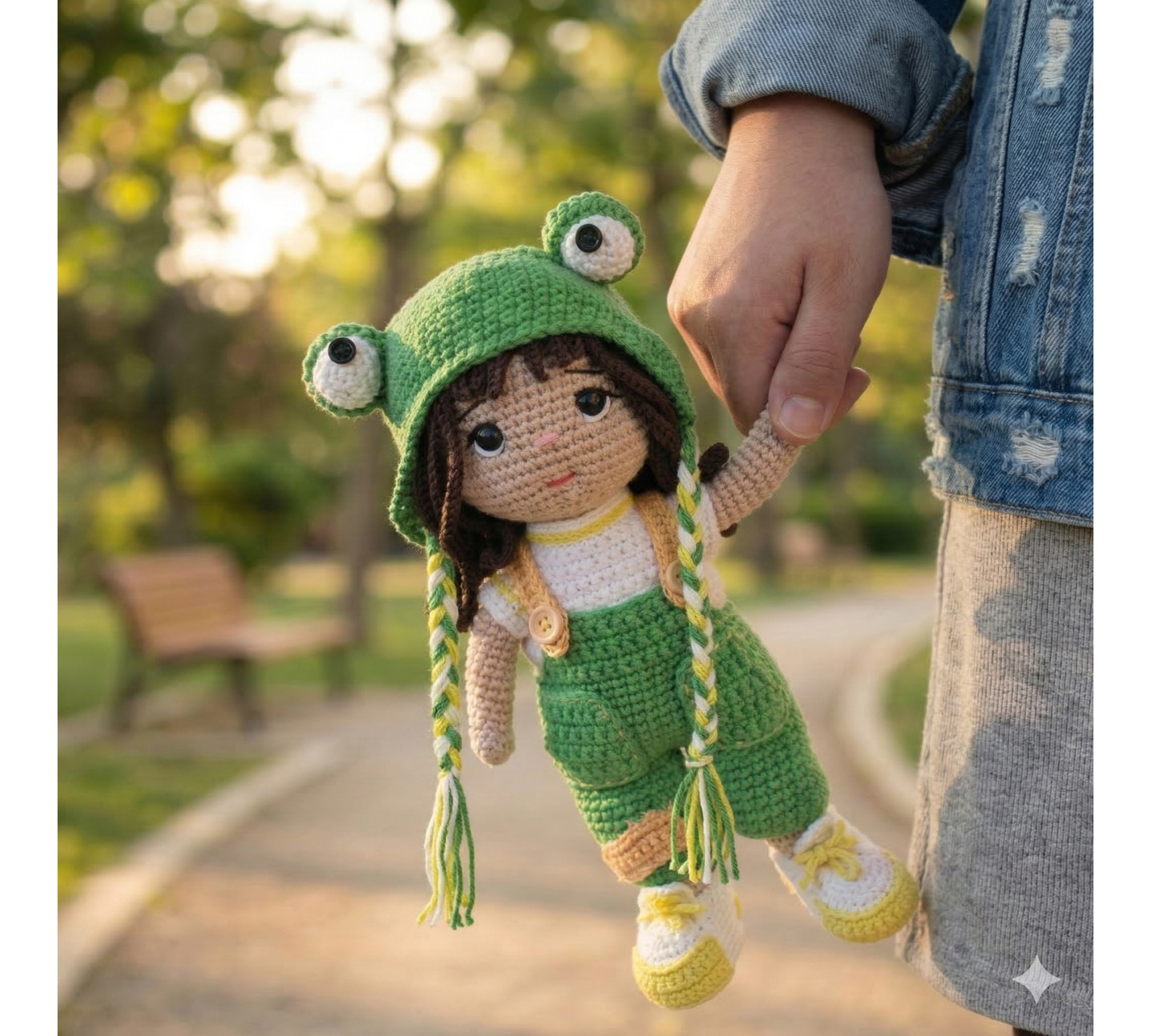 Auri Frog Hat Doll Crochet Pattern PDF – 9 Inch Amigurumi Doll Auri Frog Hat Doll Crochet Pattern PDF – 9 Inch Amigurumi Doll