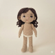 Auri Frog Hat Doll Crochet Pattern PDF – 9 Inch Amigurumi Doll