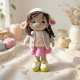 Auri Lamb Hat Doll Crochet Pattern PDF – 9 Inch Amigurumi Doll with Clothes