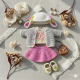 Auri Lamb Hat Doll Crochet Pattern PDF – 9 Inch Amigurumi Doll with Clothes