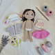 Auri Lamb Hat Doll Crochet Pattern PDF – 9 Inch Amigurumi Doll with Clothes