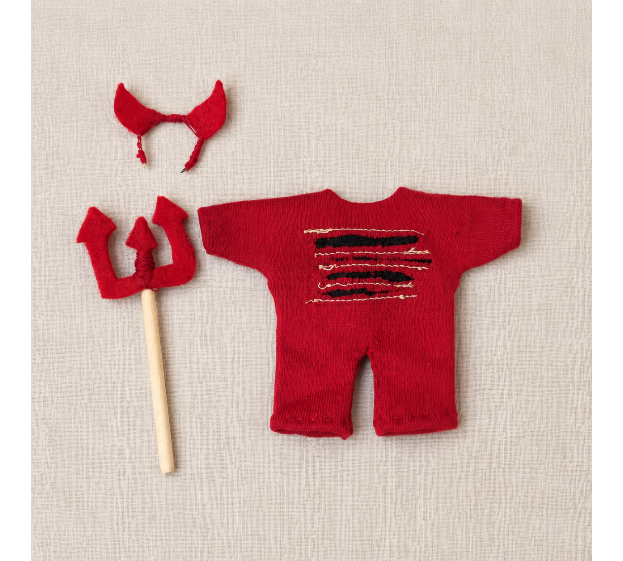 Halloween Doll Clothes Sewing Pattern PDF – Costumes for 6.5 & 4.5 Inch Toys
