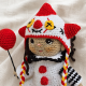 Halloween Clown Crochet Doll Pattern PDF – 9 Inch Auri Amigurumi Doll