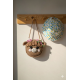Highland Cow Crochet Bag Pattern PDF – Round Animal Purse with Flowers