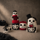 Halloween Skeleton Nesting Dolls Crochet Pattern PDF – 4 Monster Dolls