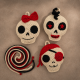 Crochet Skull Pattern PDF – 3 Halloween Amigurumi Skull Designs