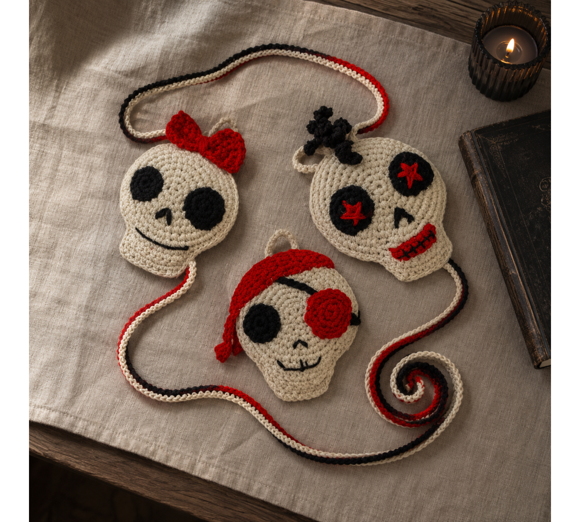 Crochet Skull Pattern PDF – 3 Halloween Amigurumi Skull Designs Crochet Skull Pattern PDF – 3 Halloween Amigurumi Skull Designs