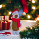 Felt Christmas Bear Sewing Pattern PDF – Santa Bear Ornament