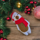 Felt Christmas Bear Sewing Pattern PDF – Santa Bear Ornament