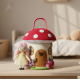 Mushroom Dollhouse Sewing Pattern PDF – Felt Fairy House with Doll and Interior