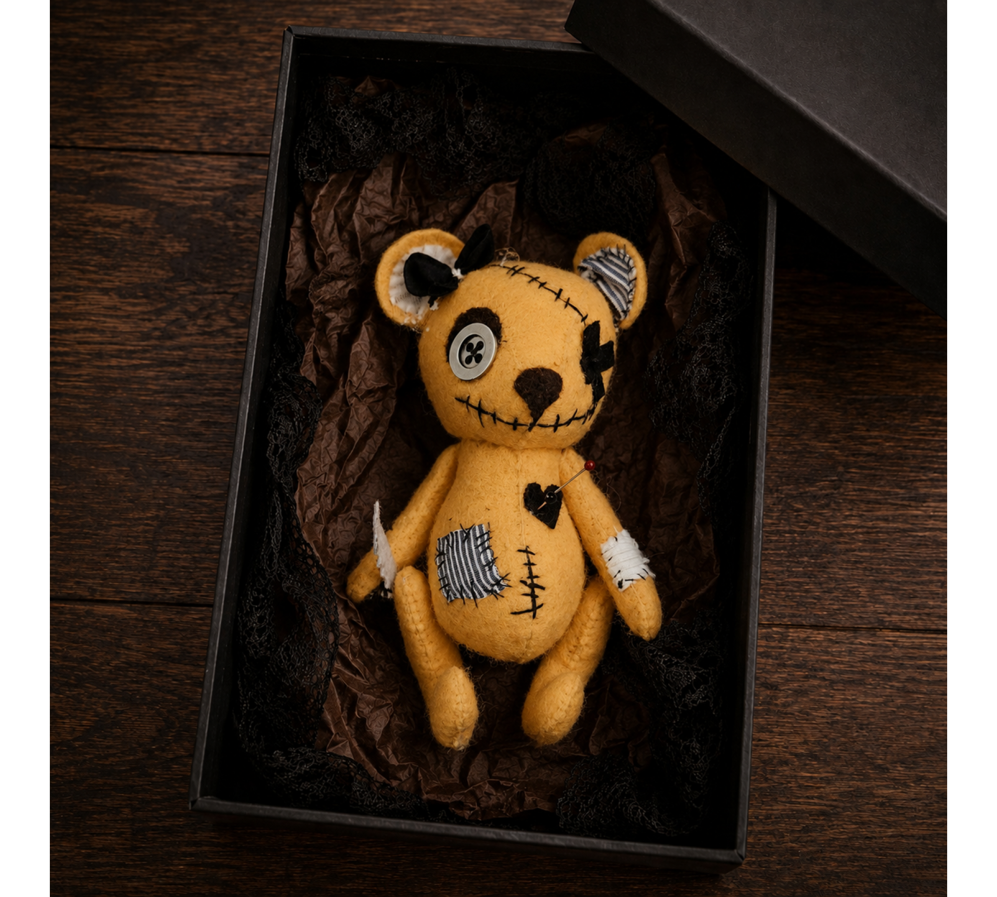 Voodoo Doll Sewing Patterns PDF – Felt Bunny & Bear Halloween Set