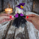 Lamb Sewing Pattern PDF – Halloween Witch Doll with Dress, Cape and Hat
