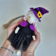 Lamb Sewing Pattern PDF – Halloween Witch Doll with Dress, Cape and Hat