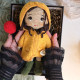 Crochet Doll Pattern PDF – Halloween Amigurumi Doll in Yellow Raincoat