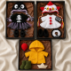 Halloween Doll Clothes Crochet Pattern PDF – 3 Outfits for 8–10 Inch Dolls
