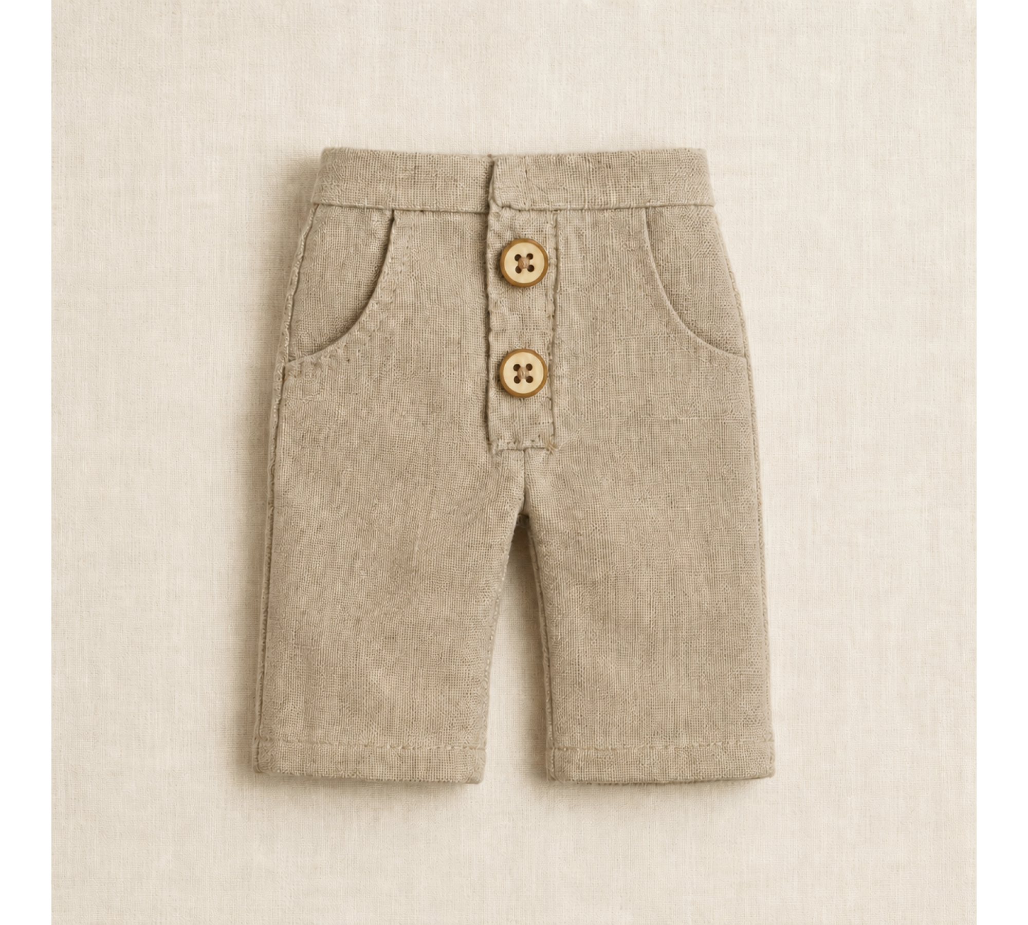 Doll Pants Sewing Pattern PDF – Linen Trousers for 9.5–11 Inch Dolls