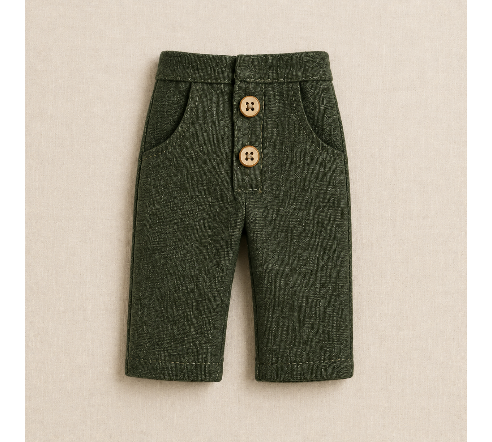 Doll Pants Sewing Pattern PDF – Linen Trousers for 9.5–11 Inch Dolls