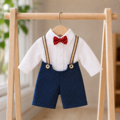 Doll Clothes Sewing Pattern PDF – Shirt, Suspender Pants & Bow Tie for 8-9 Inch Dolls  2. H1