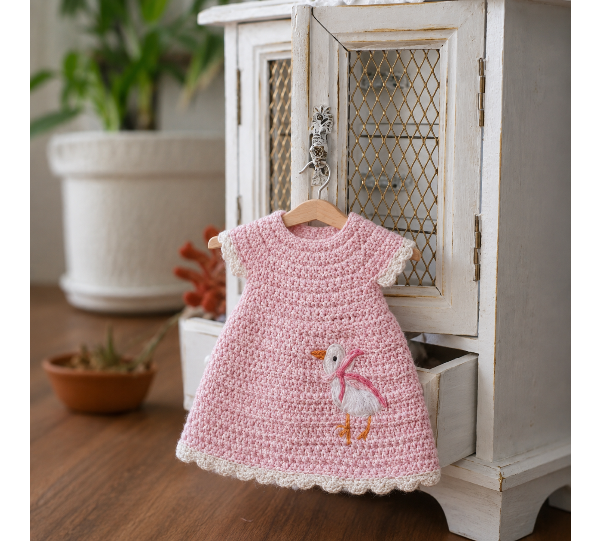 Little Goose Dress Crochet Pattern PDF – Doll Clothes for 6.5–7.5 Inch Dolls  2. H1