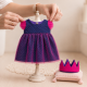 Princess Dress Sewing Pattern PDF – Doll Clothes & Crown for 13–14 Inch Dolls