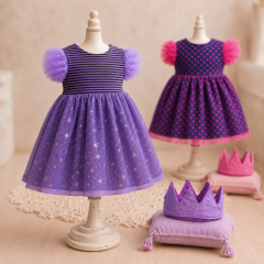 Princess Dress Sewing Pattern PDF – Doll Clothes & Crown for 13–14 Inch Dolls