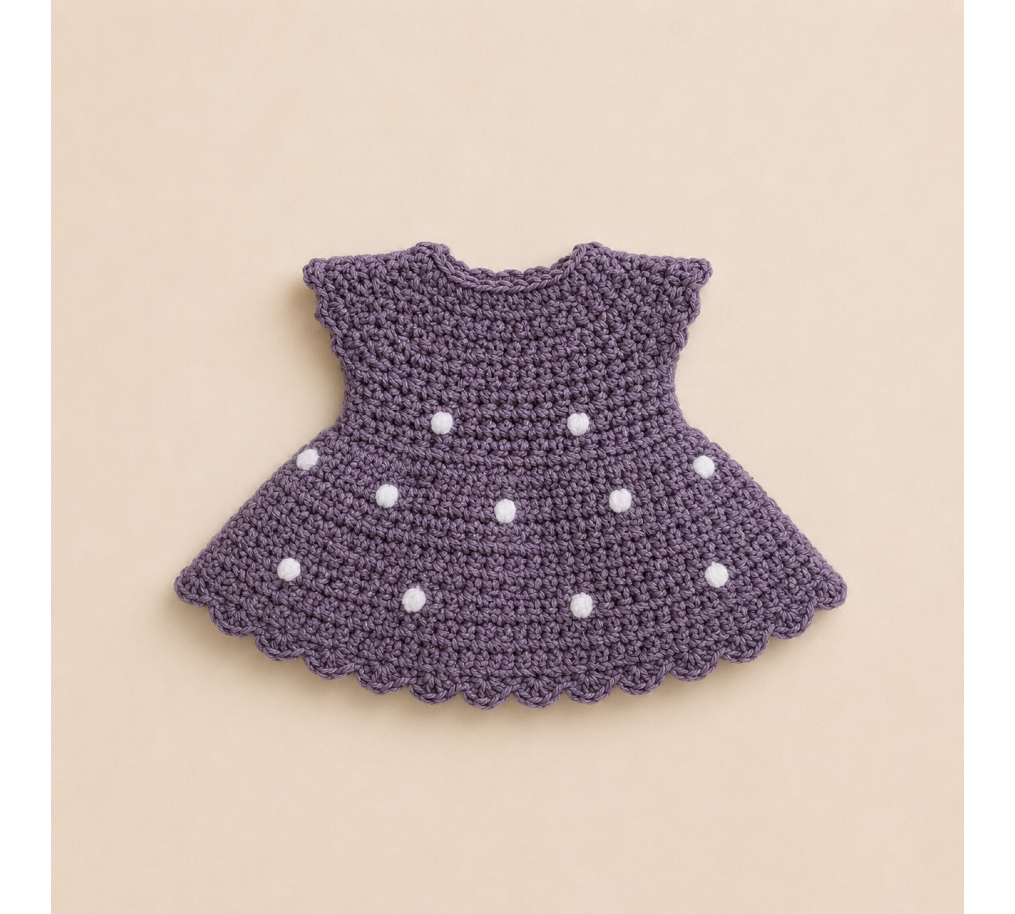 Mini Crochet Doll Clothes Pattern PDF – Summer Wardrobe for 4–5 Inch Dolls