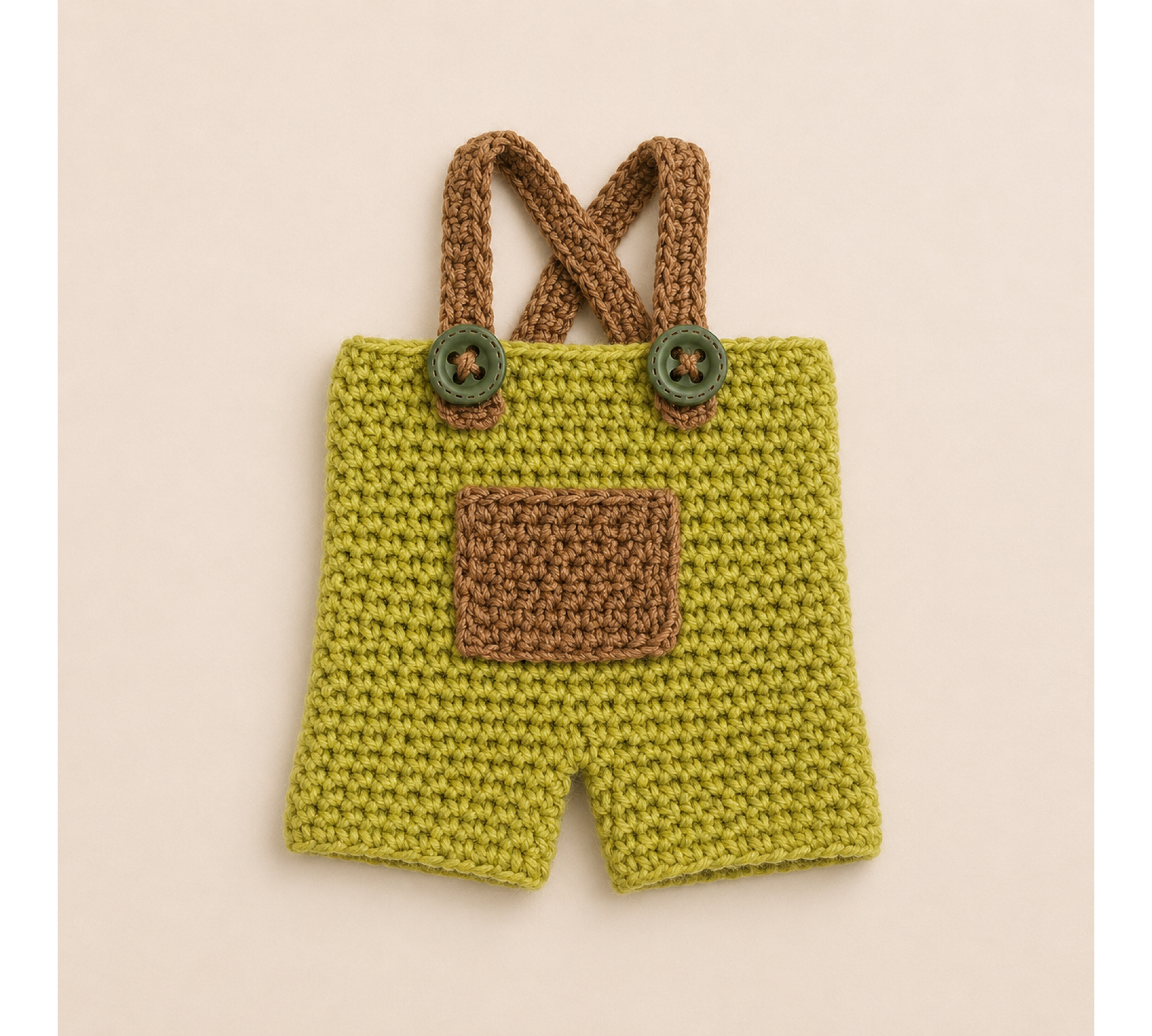 Mini Crochet Doll Clothes Pattern PDF – Summer Wardrobe for 4–5 Inch Dolls