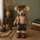Teddy Bear Sewing Pattern PDF with Clothes – 11.4 Inch Vintage Stuffed Animal