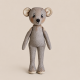 Teddy Bear Sewing Pattern PDF with Clothes – 11.4 Inch Vintage Stuffed Animal