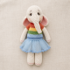 Crochet Doll Clothes Pattern PDF – Rainbow Shirt & Tulle Skirt for 7–9 Inch Dolls