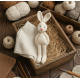 Crochet Bunny Pattern PDF – Vintage Amigurumi Rabbit with Movable Limbs
