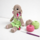 Crochet Elephant Pattern PDF – Amigurumi Doll with 2 Outfits, 8.5 Inch