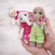 Crochet Elephant Pattern PDF – Amigurumi Doll with 2 Outfits, 8.5 Inch