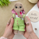 Crochet Elephant Pattern PDF – Amigurumi Doll with 2 Outfits, 8.5 Inch