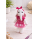 Crochet Elephant Pattern PDF – Amigurumi Doll with 2 Outfits, 8.5 Inch