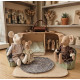 Retro Suitcase Dollhouse Sewing Pattern PDF – Felt Miniature Dollhouse and Furniture