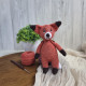 Fox Crochet Pattern PDF – Mini Amigurumi Fox, 4.7 Inch Woodland Animal