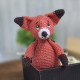 Fox Crochet Pattern PDF – Mini Amigurumi Fox, 4.7 Inch Woodland Animal