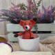 Fox Crochet Pattern PDF – Mini Amigurumi Fox, 4.7 Inch Woodland Animal
