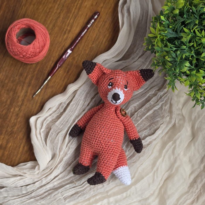 Fox Crochet Pattern PDF – Mini Amigurumi Fox, 4.7 Inch Woodland Animal Fox Crochet Pattern PDF – Mini Amigurumi Fox, 4.7 Inch Woodland Animal