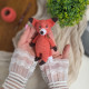 Fox Crochet Pattern PDF – Mini Amigurumi Fox, 4.7 Inch Woodland Animal