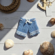 Sailor Mouse Crochet Outfit Pattern PDF – Nautical Doll Clothes for 7 Inch Mouse