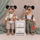 Opossum Twin Brothers Sewing Pattern PDF – 10 Inch Stuffed Animal Dolls with Clothes