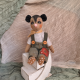 Opossum Twin Brothers Sewing Pattern PDF – 10 Inch Stuffed Animal Dolls with Clothes