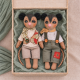 Opossum Twin Brothers Sewing Pattern PDF – 10 Inch Stuffed Animal Dolls with Clothes