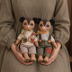 Opossum Twin Brothers Sewing Pattern PDF – 10 Inch Stuffed Animal Dolls with Clothes