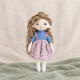 Doll Clothes Sewing Pattern PDF – 4 Little Dresses for 6.5–8 Inch Dolls